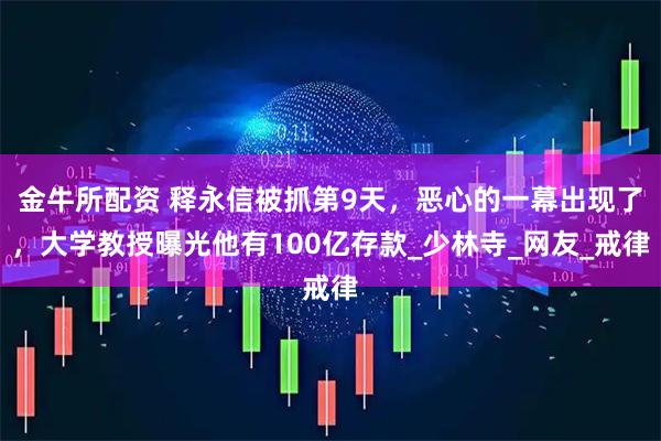 金牛所配资 释永信被抓第9天，恶心的一幕出现了，大学教授曝光他有100亿存款_少林寺_网友_戒律