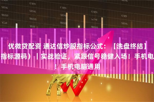 优微贷配资 通达信炒股指标公式：【洗盘终结】（主图指标源码）｜实战验证，紧跟信号稳健入场！手机电脑通用